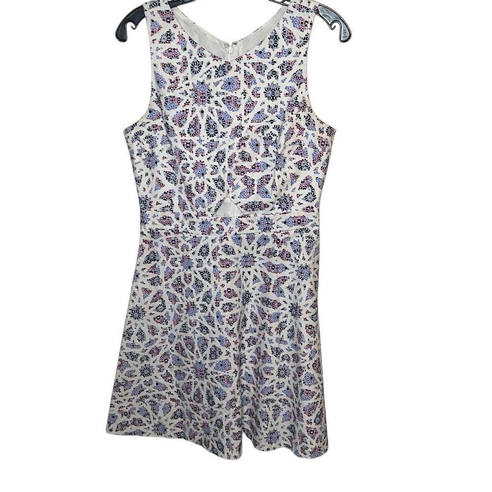 Cece Cynthia Steffe Eastyn Women’s Size 8 Fit & Flare Dress Mosaic Cutout